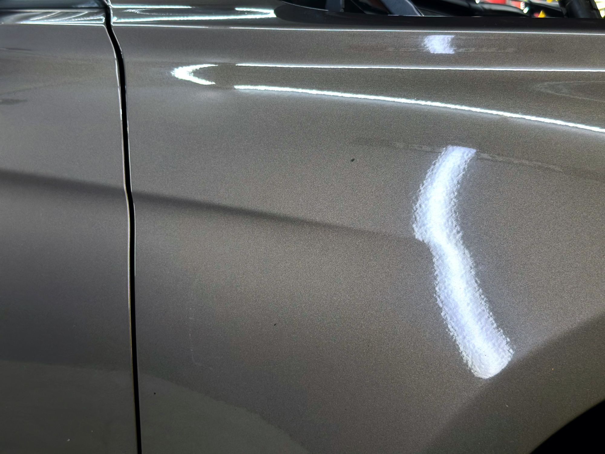 Устранение вмятины на BMW 3