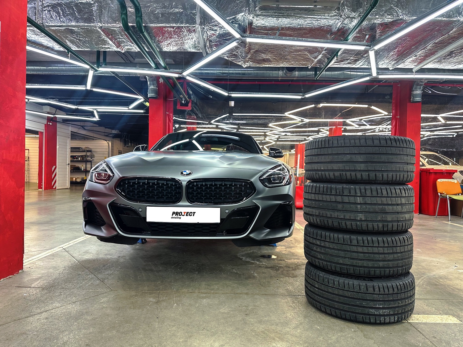 Покрас дисков на BMW Z4