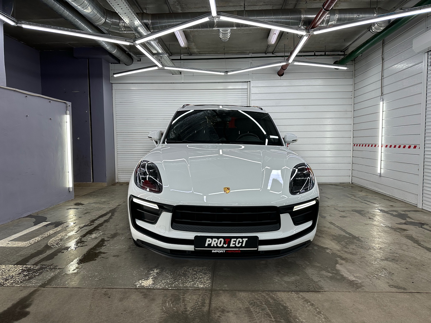 Porsche Macan - оклейка зон риска
