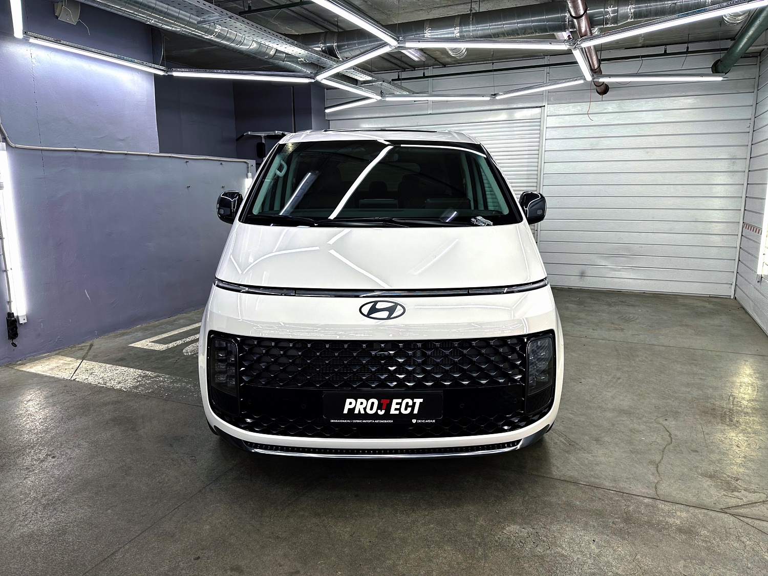 Hyundai Staria - оклейка кузова в полиуретановую пленку