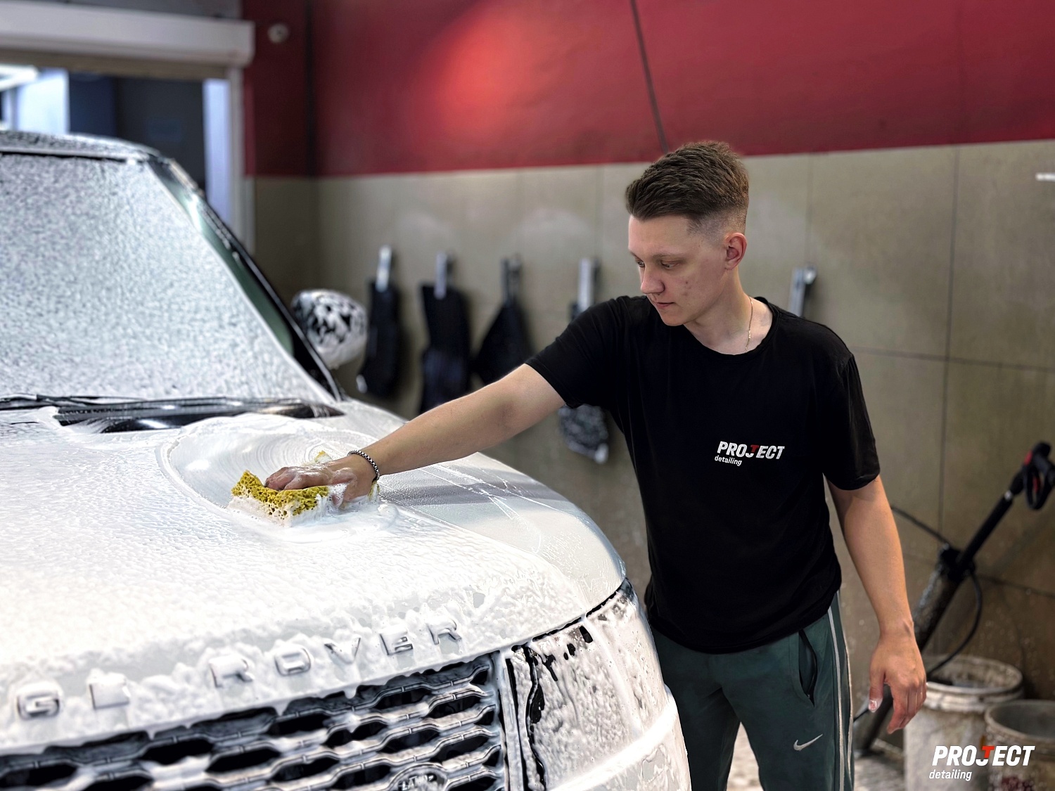 Land Rover Range Rover - антибитум мойка