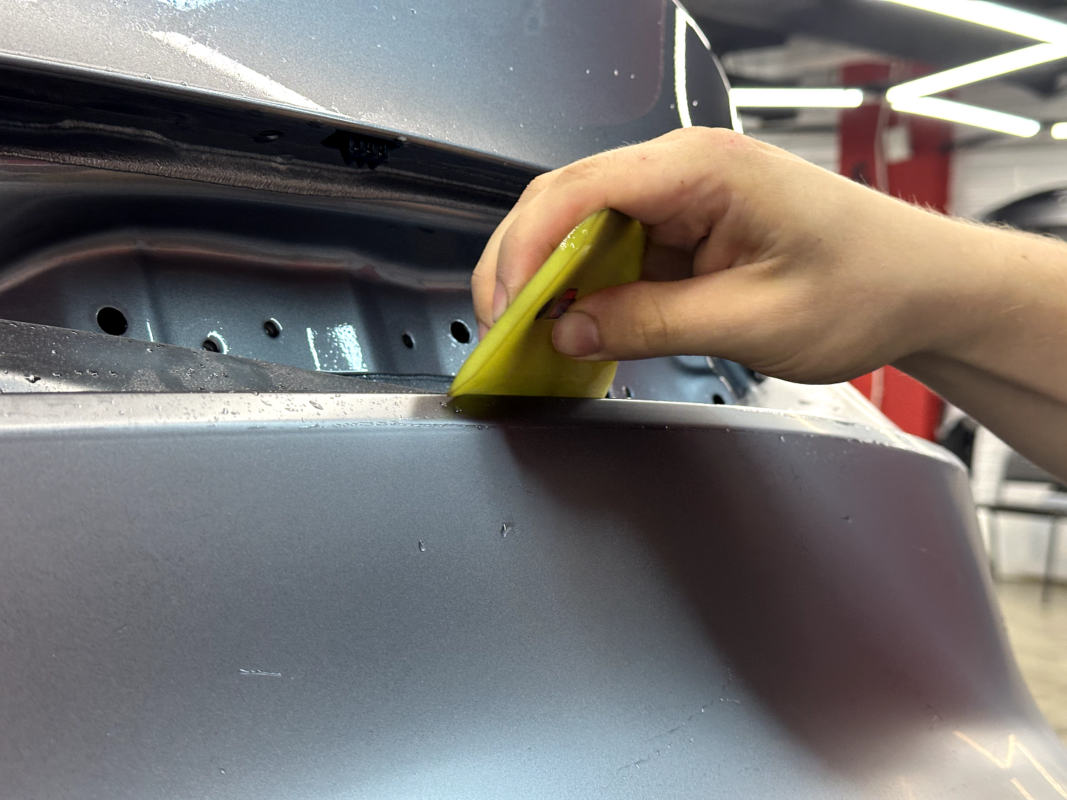 Audi A5L - оклейка матовой защитной пленкой