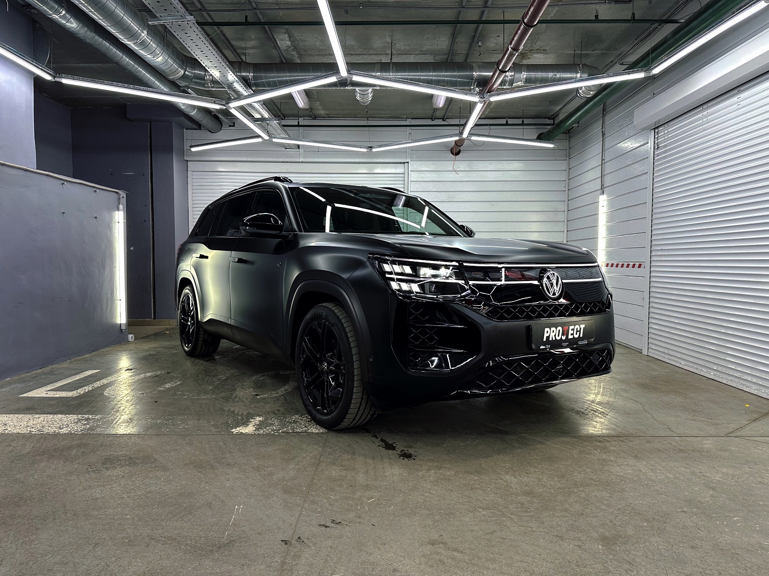 Volkswagen Teramont - оклейка матовой защитной пленкой