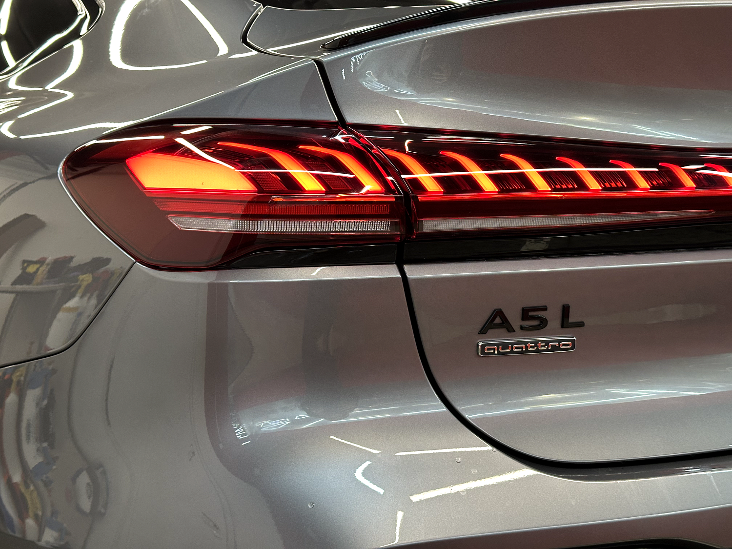 Audi A5L - оклейка матовой защитной пленкой