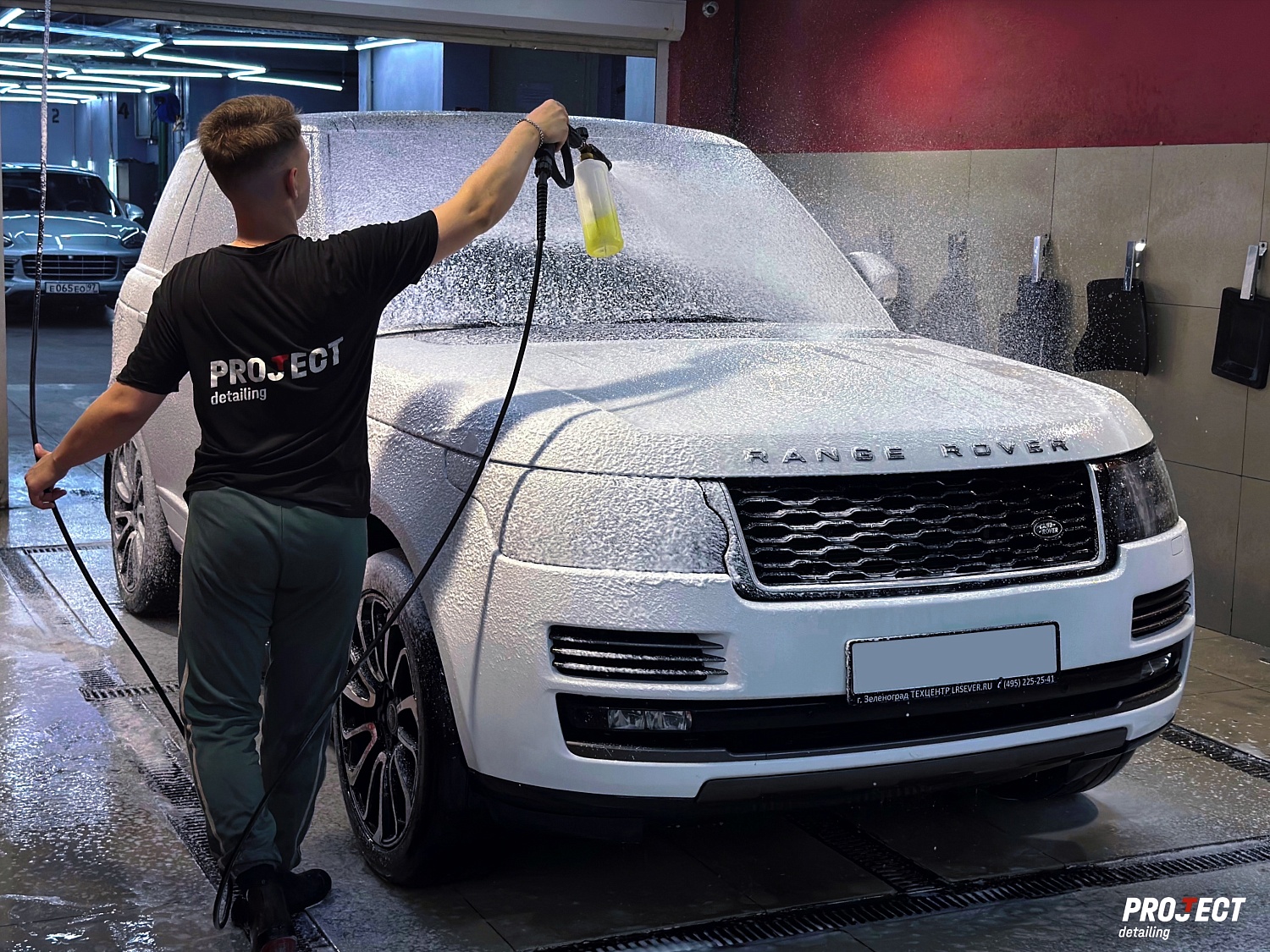 Land Rover Range Rover - антибитум мойка